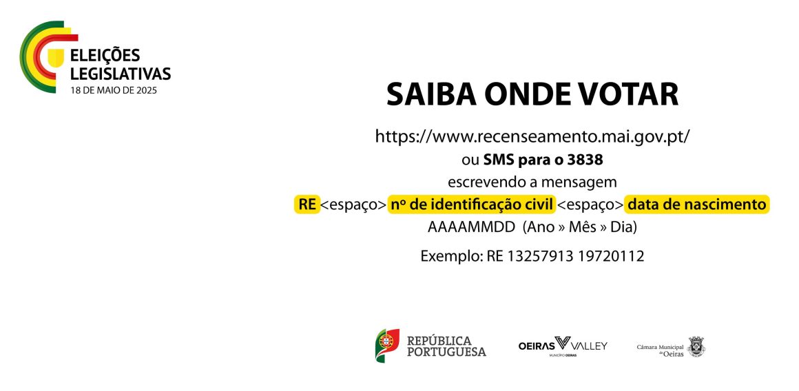 ℹ️ 𝐒𝐚𝐢𝐛𝐚 𝐨𝐧𝐝𝐞 𝐯𝐨𝐭𝐚𝐫 – 𝐃𝐨𝐦𝐢𝐧𝐠𝐨 𝟏𝟖 𝐝𝐞 𝐌𝐚𝐢𝐨