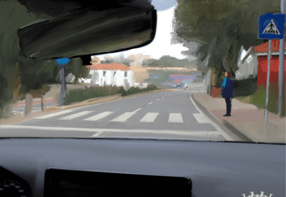 #Dia 1 – O que fazer ao avistar uma passadeira?